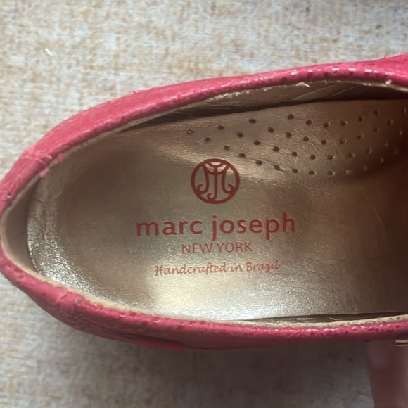 NWOB Marc Joseph New York Central Park West red wingtips oxford shoes sz 6 - Picture 7 of 8
